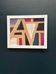 Swedish Oil on Canvas on Board – “Geometric Abstract” by C.A. Ekvall