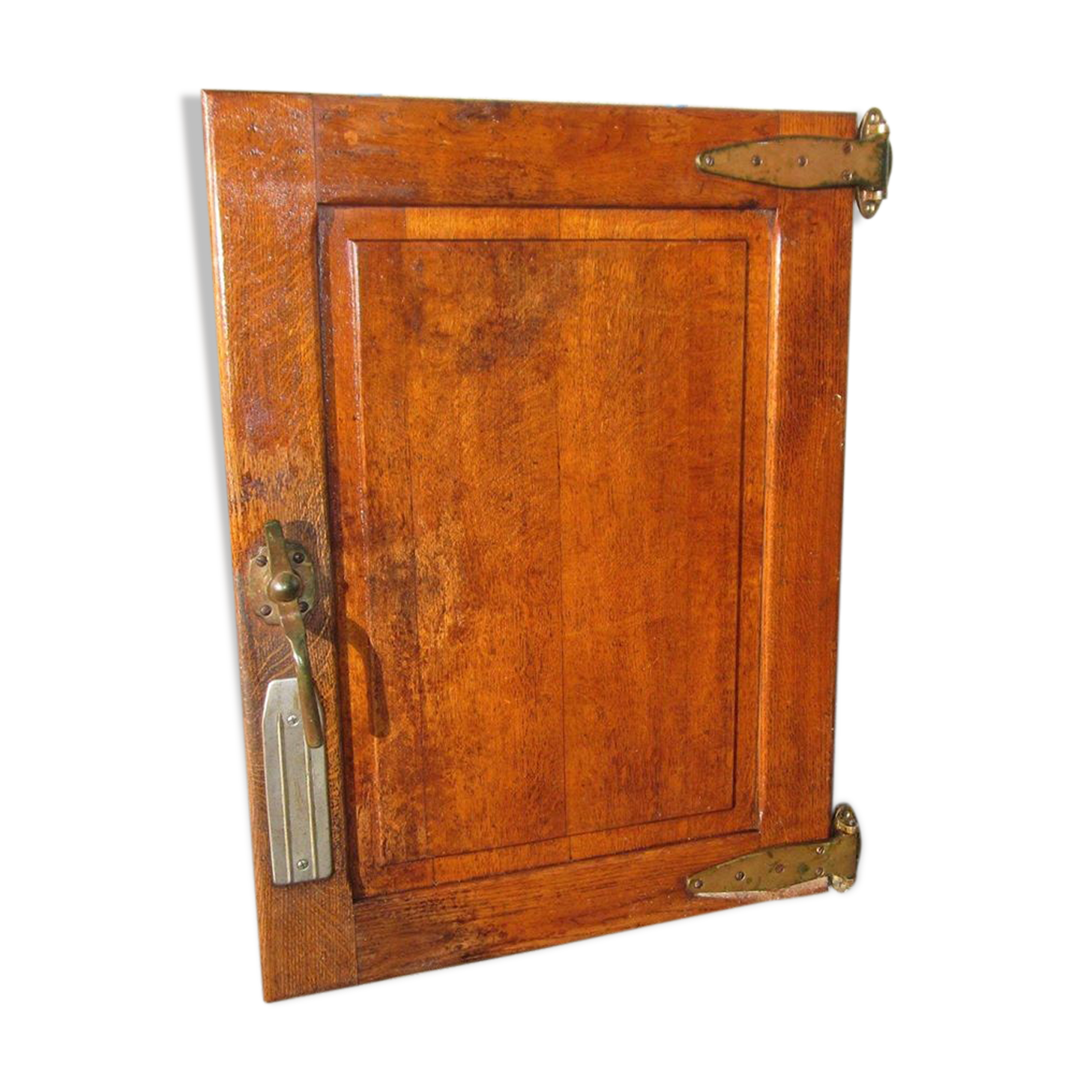 1950s butcher's fridge door