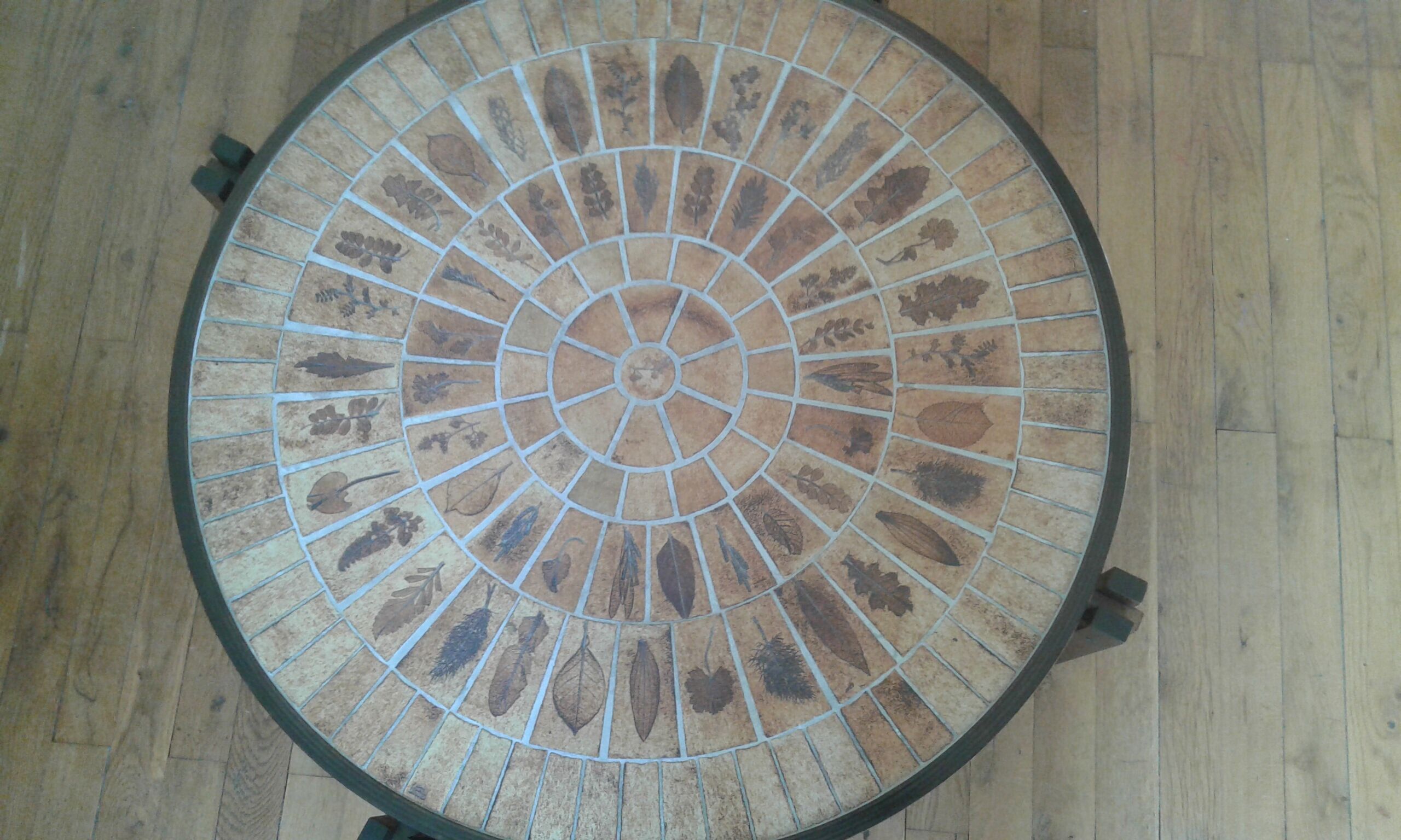 Table basse Roger Capron en palissandre