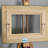 Oil painting on canvas 20th century seascape signed MLR Marie Louise REFALO