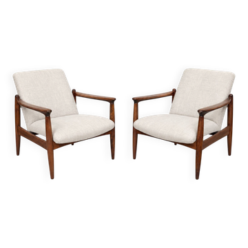 Pair of GFM-64 armchairs by Edmund Homa, 1960s