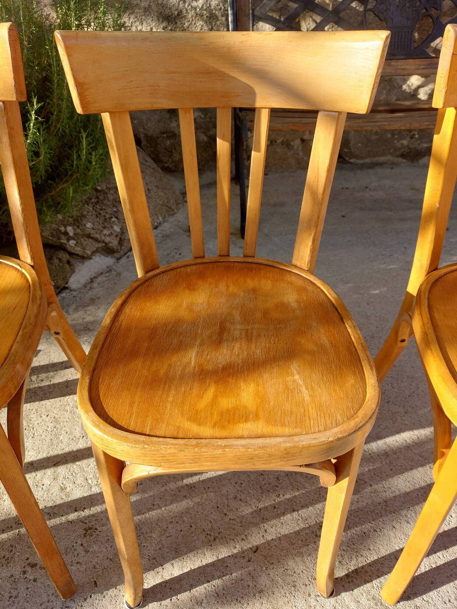 4 vintage Baumann bistro chairs