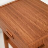 Pair of Scandinavian bedside tables in teak