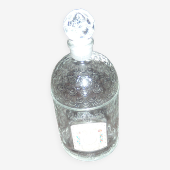 Flacon bouteille de parfum Guerlain eau de Cologne du coq vintage 250 ml vide