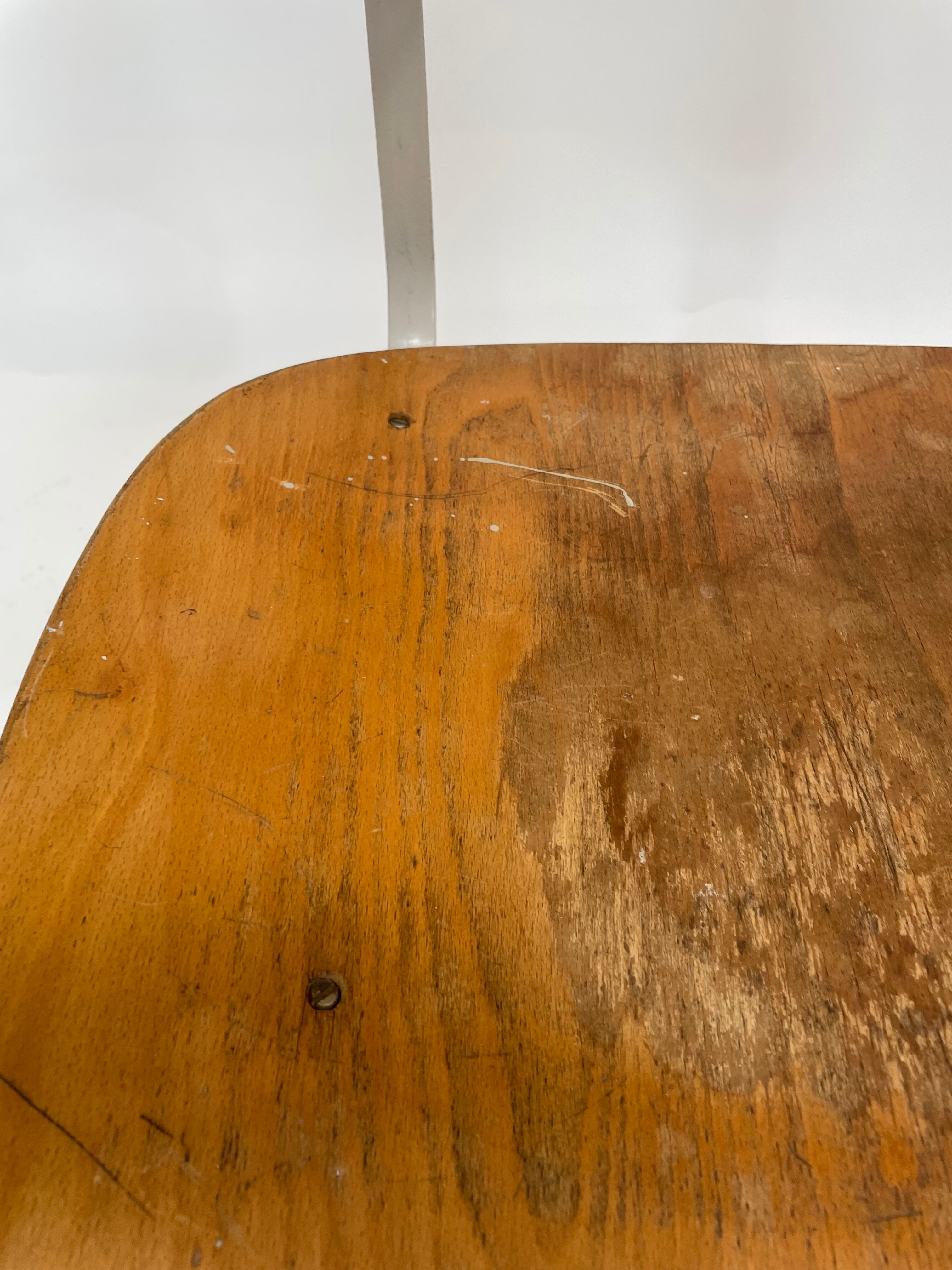 Vintage marko holland school chair 1960s design