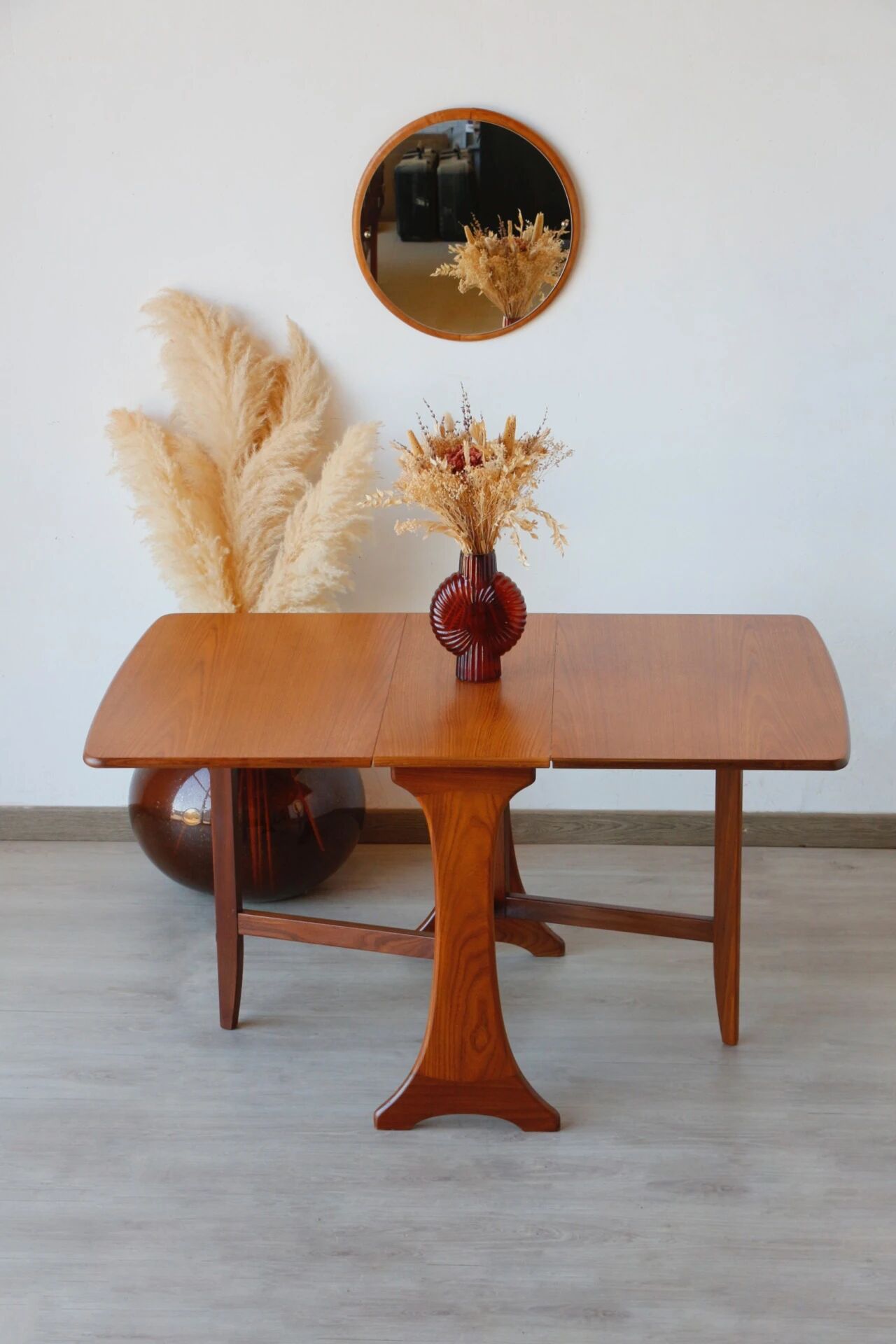 Table scandinave pliante en teck G-Plan