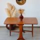 Table scandinave pliante en teck G-Plan