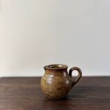 Vintage pyrite stoneware pitcher from the 70s
