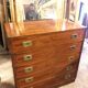 Commode de marine en acajou fabrication vers 1940