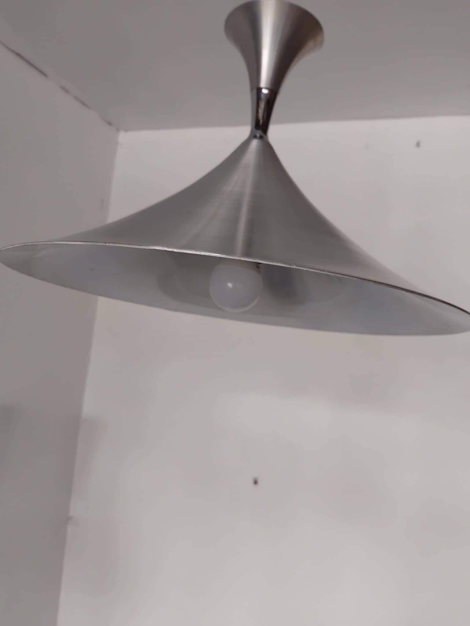 Danish diabolo suspension aluminum and chrome