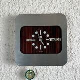 Space age clock calendar by odo france, 70s