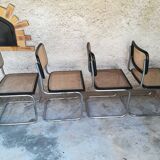 4 chairs b32 cesca by Marcel Breuer
