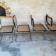 4 chaises b32 cesca de Marcel Breuer
