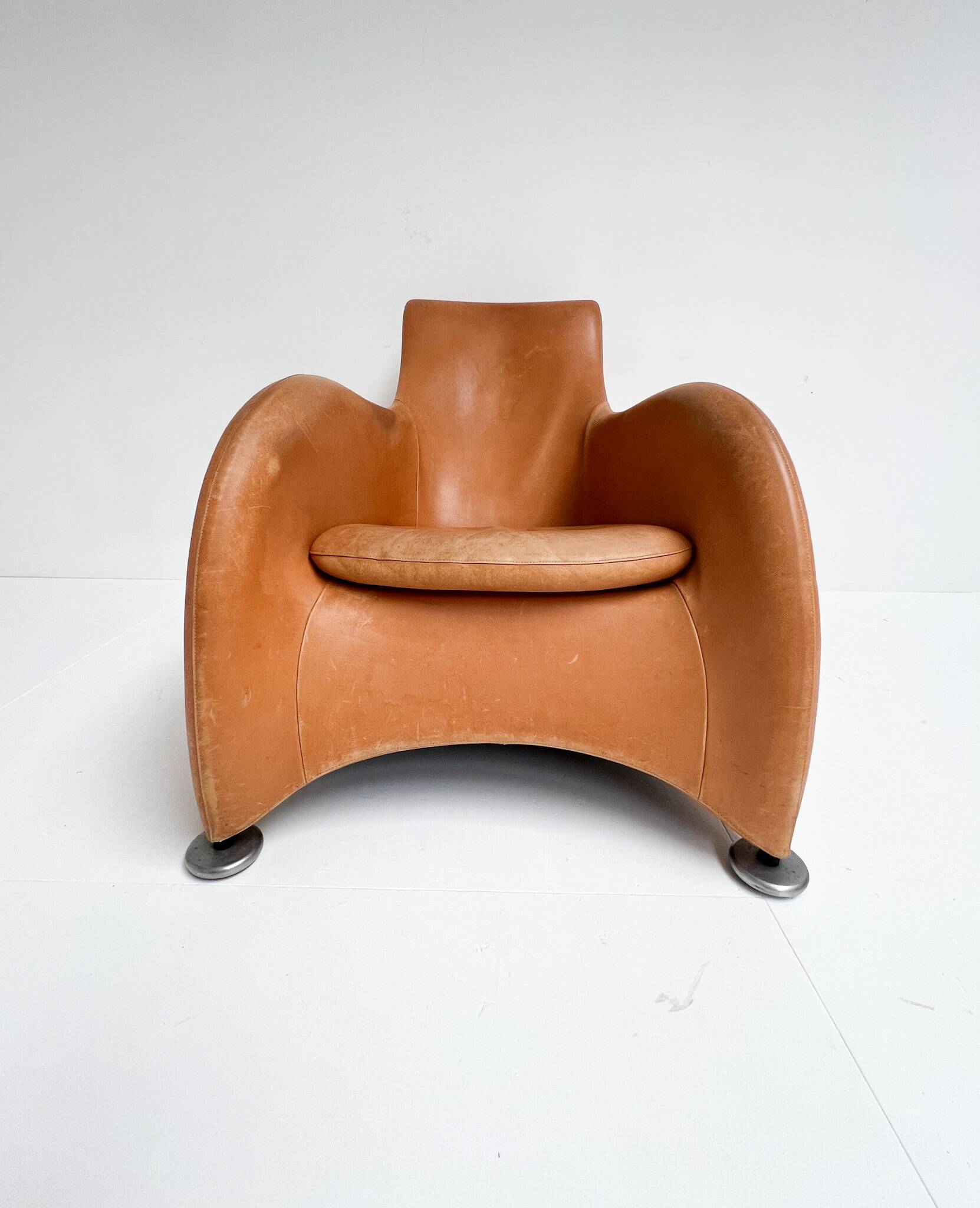 Montis Loge armchair with hocker by Gerard van den Berg, 1980s
