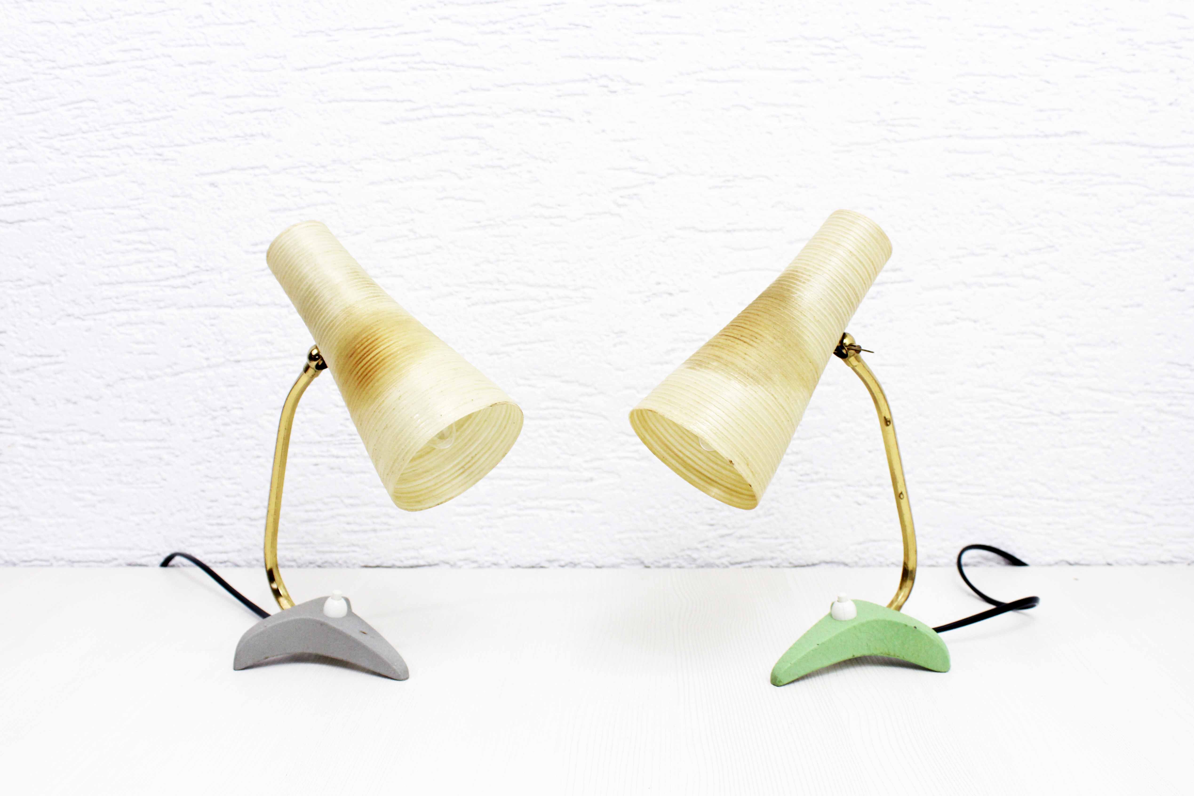 Paire de lampes de chevet Louis Kalff