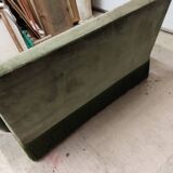 Bench epoque 19 ieme velvet green