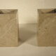 Marble bookends 12 x 7 cm