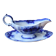 Large antique gravy boat on a Sarreguemines U&C earthenware tray