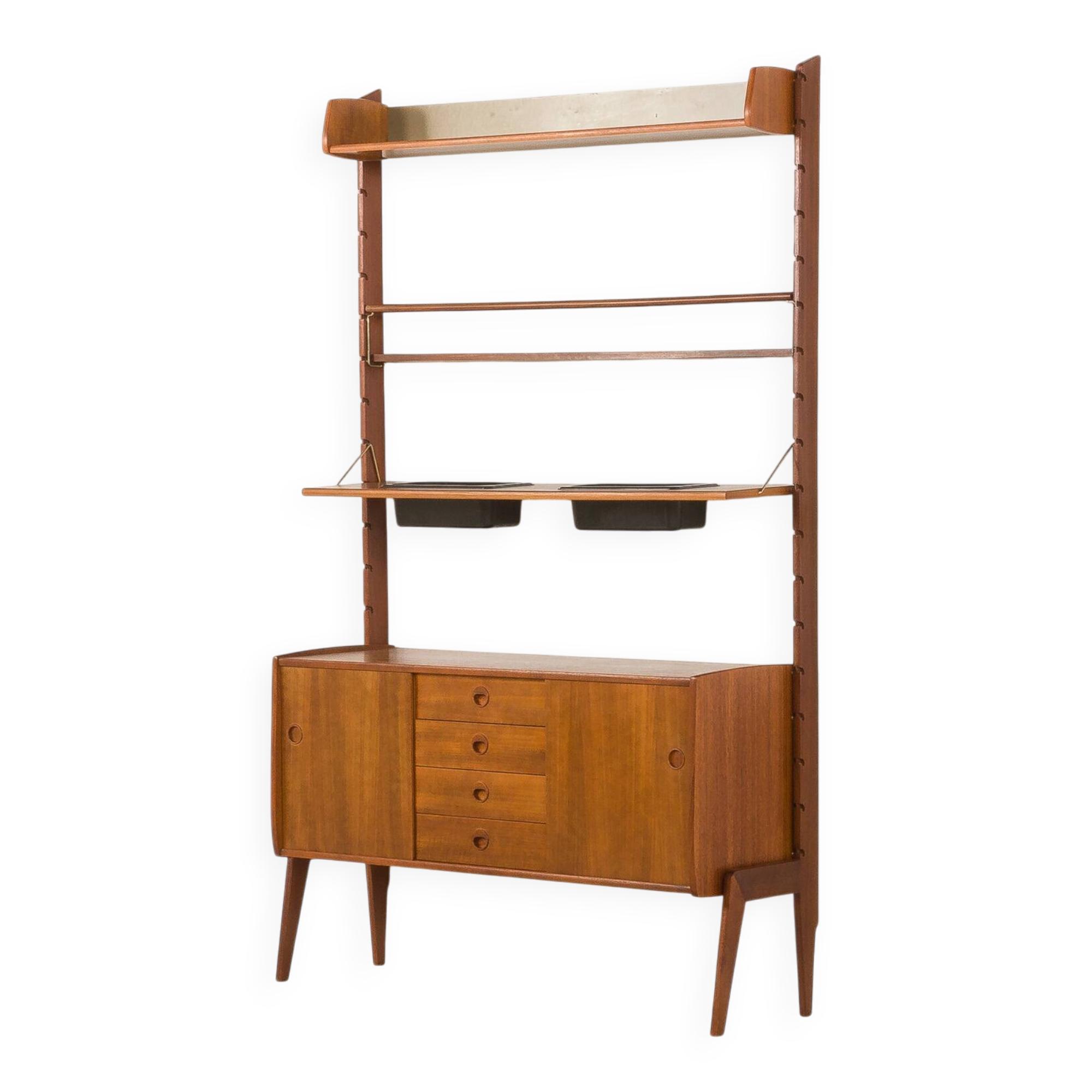 Ergo wall unit with a planter by John Texmon, Norway 1960s
