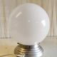 Table lamp globe opaline XXL diameter 30 cm - mid 20th century