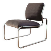 Fauteuil/ Chauffeuse vintage rénovée, années 70