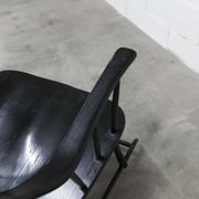 Grandessa rocking chair in black beech by Lena Larsson 1960 for Nesto
