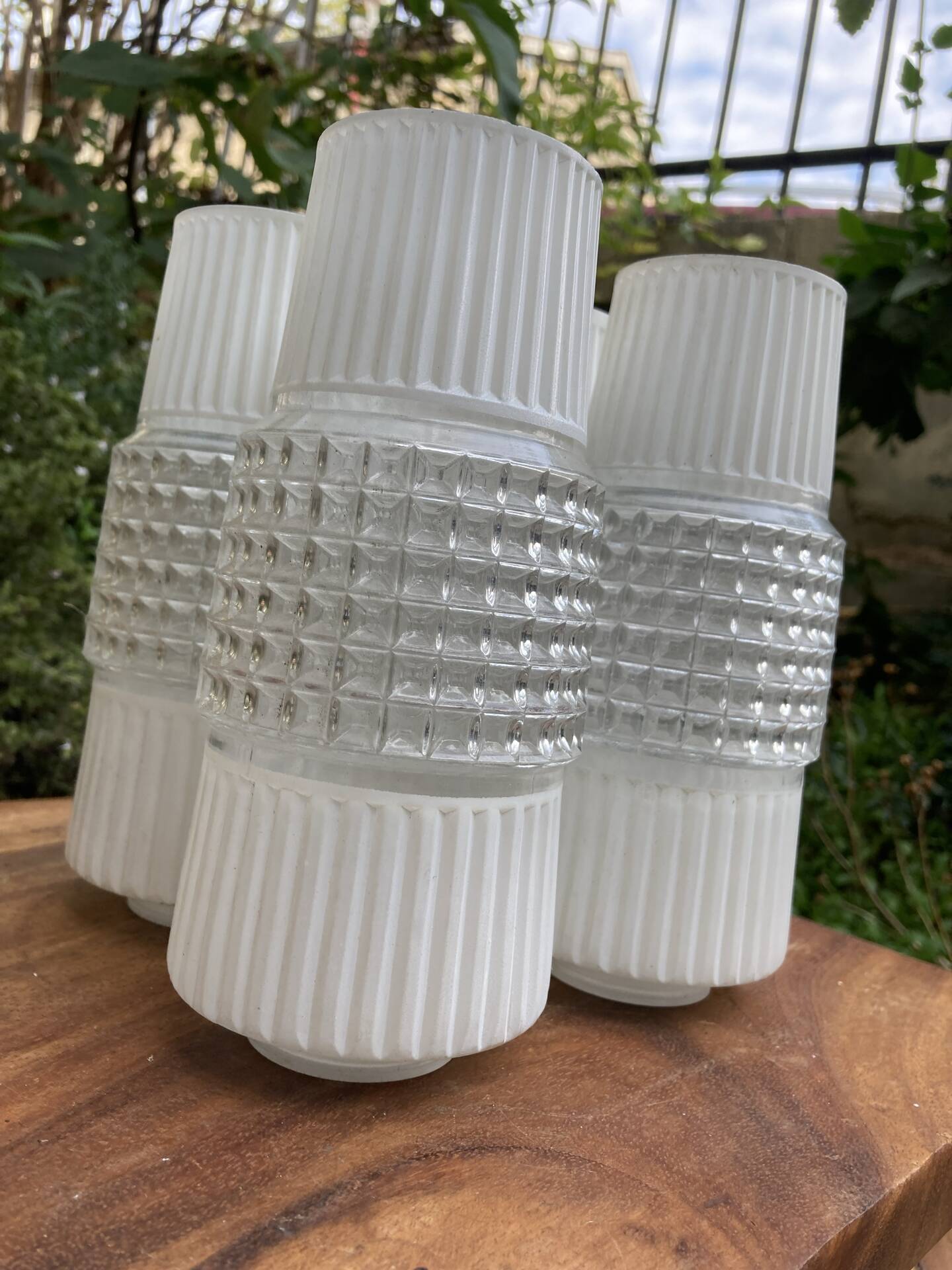 Luminaire tulipe mid century