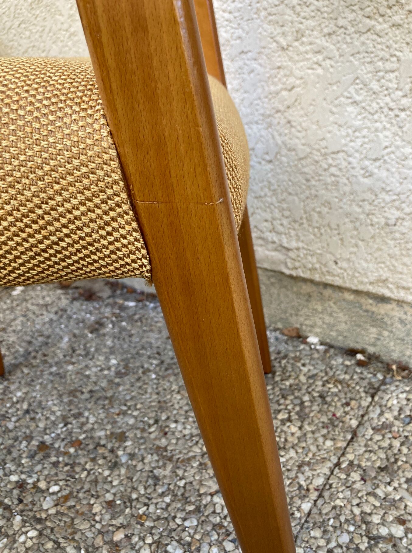 Set of 6 vintage Scandinavian chairs