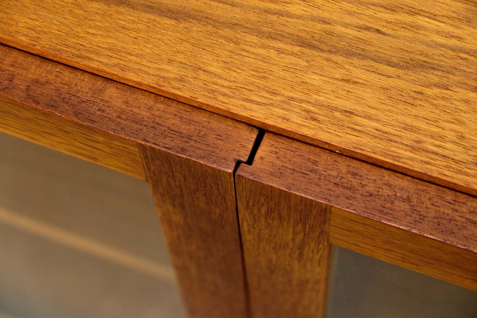 Vintage teak shopping shop window shelf 60s