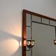 Illuminated oak mirror by AB Glas & Trä Hovmantorp, 1950s-1960s