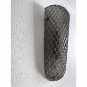 Modern Italian Gray “Graniglia” Rhombus Murano Glass Sconces, Pair