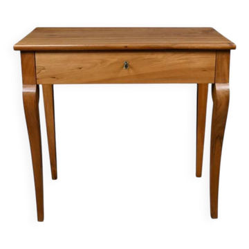 Petite table console en noyer, époque Restauration – début XIXe