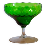 Green Empoli glass cup