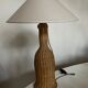 Lamp cabanon Provence in woven wicker basket weavers 1950