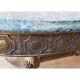 Green marble coffee table