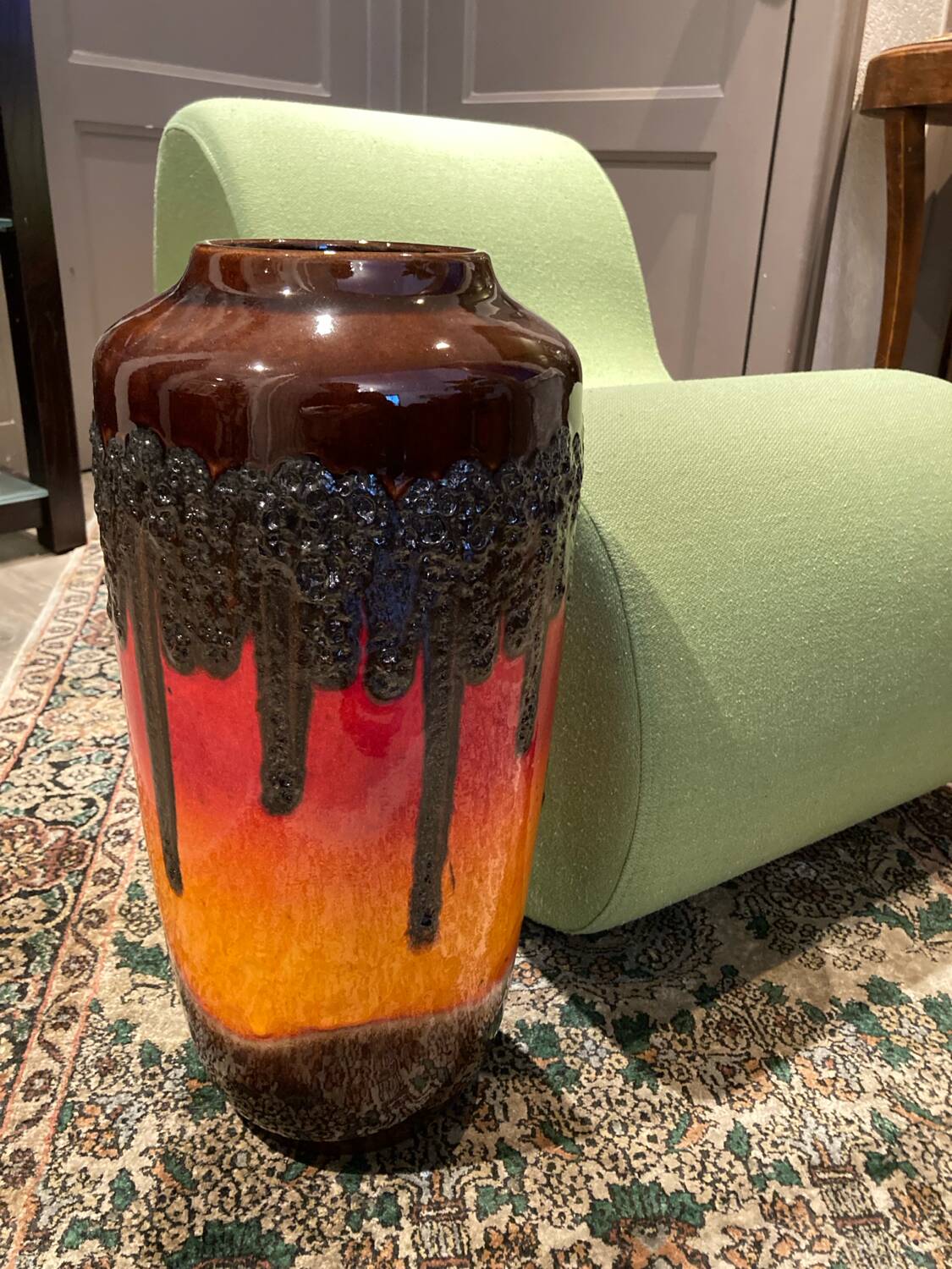 Fat lava vase west germany