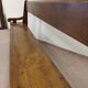 Banc en chêne et châtaignier