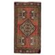 Vintage Small Rug. Handmade Door Mat. Turkish Seat Cover. Entryway Mat. Kitchen Rug