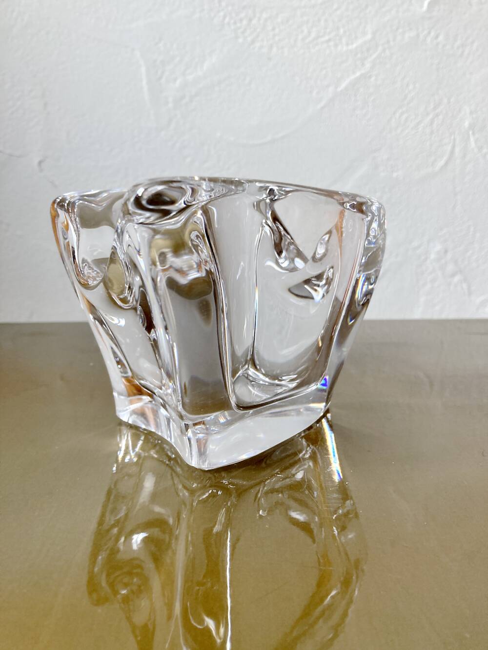 Crystal ashtray from Bayel, 1970s