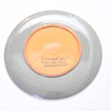 Ceramic plate by Nzouala Fidele, Ecole des arts, Brazzaville Congo 1960s