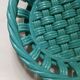 Woven ceramic fruit bowl from the 1950s