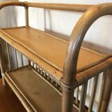 Rattan shelf