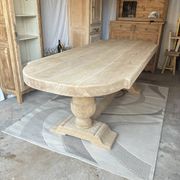 Table de monastère en chêne massif 
