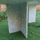 Marble dining table 1980