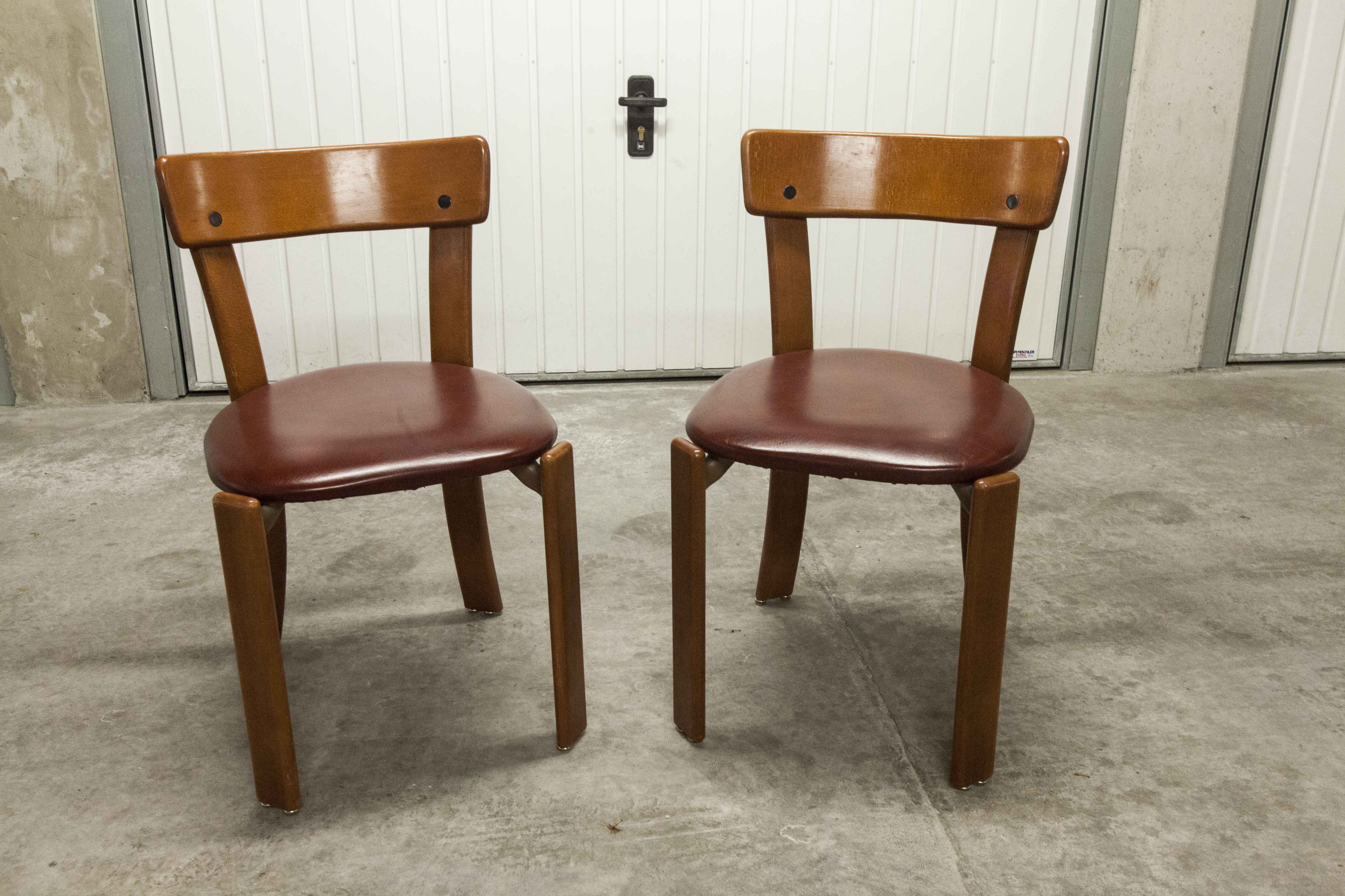 Pair of chairs Bruno Rey Switzerland 1970