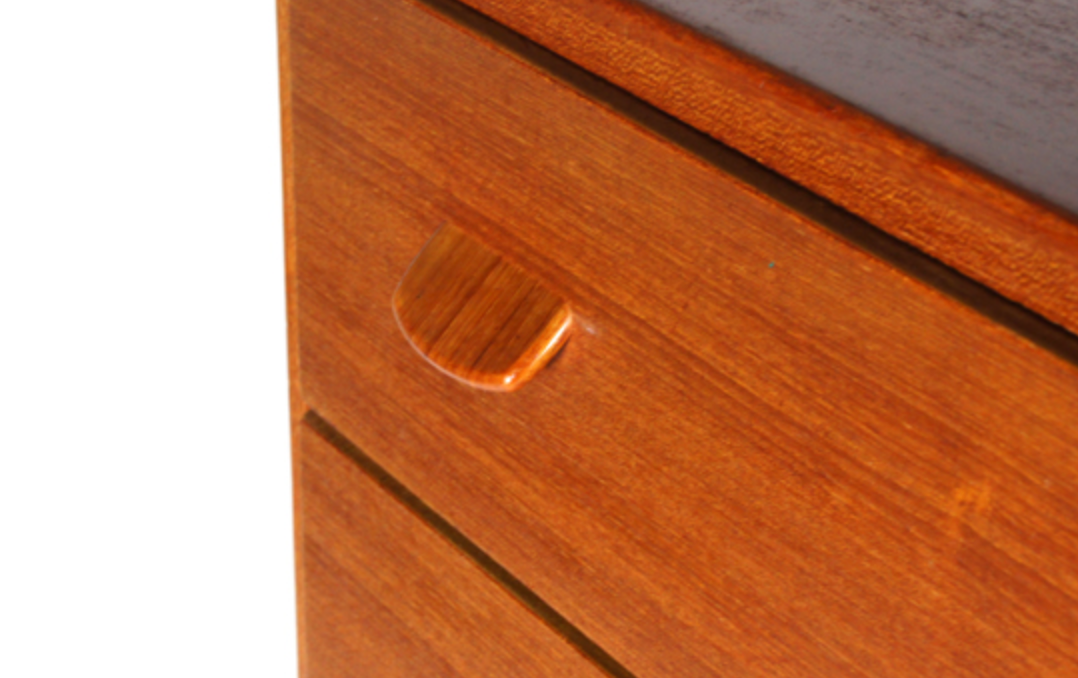 Danish vintage retro commodus Poul Volther FDB in teak 60s