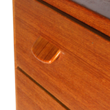 Danish vintage retro commodus Poul Volther FDB in teak 60s