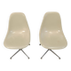 Chaises Eames La Fonda par Herman Miller, ensemble de 2 années 1960