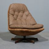 Mid-Century Danish Swivel Easy Chair from Madsen & Schubel, 1960s