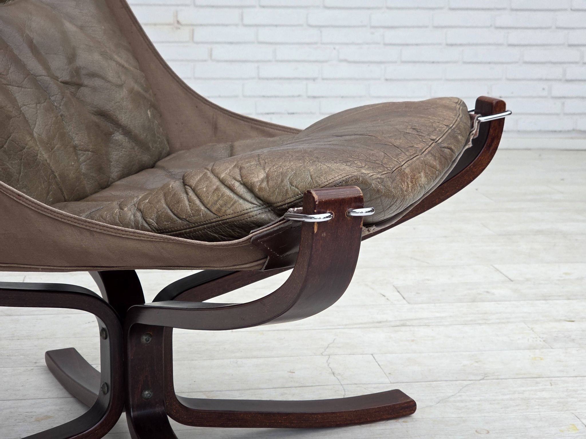 1970s, Norwegian design by Sigurd Ressel, armchair model "Falcon".